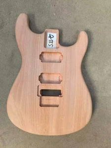 Guitar Body Mahogany Unfinished Electric DIY electric Guitar ST HH Style LOCKING - Picture 1 of 3