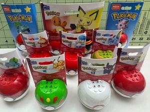 Mega Construx Pokemon Series Minigures - You Pick Choose - PokeBall - Picture 1 of 27