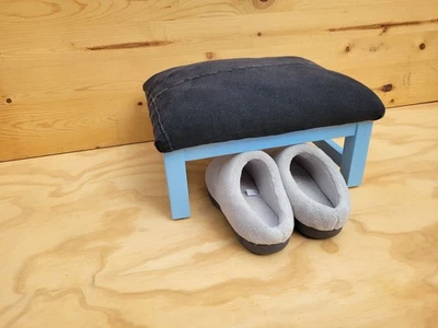 Reposapiés Reposapiés, Taburete Pequeño Multiusos Cama Taburete Debajo Puf Escritorio, Foto 1 de 4