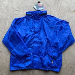 NWT Helly Hansen Southworth Blue Packable Rain Jacket 28x29” - Picture 1 of 8