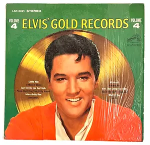 ELVIS PRESLEY ~ ELVIS GOLD RECORDS VOLUME 4 ~ #LSP-3921 - Picture 1 of 14