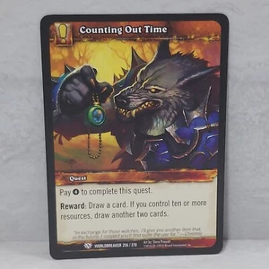 World Of Warcraft Worldbreaker Counting Out Time 256/270 TCG Card - Picture 1 of 2