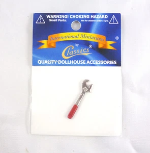 Dollhouse Miniature Metal Workshop Tool Crescent Wrench, IM65559 - Picture 1 of 2