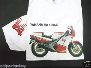 Yamaha RD500LC Tee Shirt RD500 V4 T-Shirt YPVS Size LARGE 47X-TEE SHIRT SZ L - Picture 1 of 1