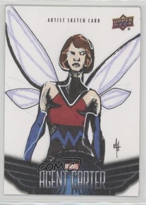 2018 Upper Deck Marvel Agent Carter Sketch Cards 1/1 Matthew Santorelli Auto 5za