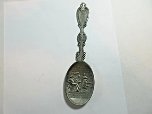 CUCHARA DECORATIVA VINTAGE ALEMANA ESTAÑO RAL PEWTER COLECCIONABLE - Imagen 1 de 8