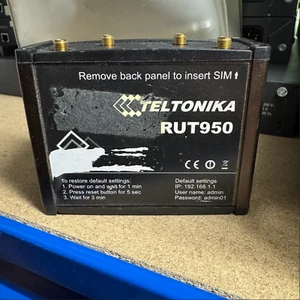✅🚚 Teltonika RUT950 300Mbps 128MB LTE 4G WLAN Router (Dual SIM) ohne Netzteil 🛜 - Bild 1 von 4