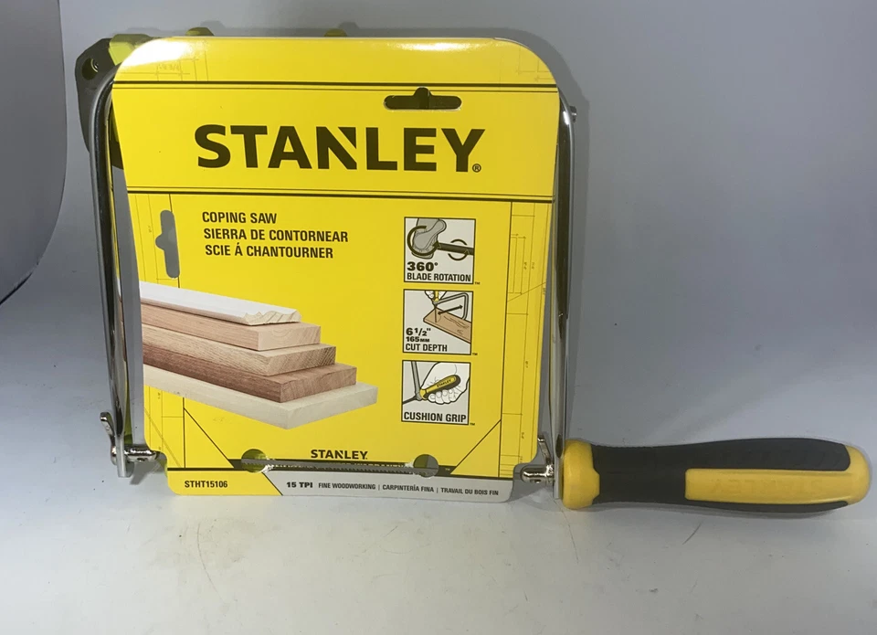 Stanley Fatma-1/2" Cut Depth Coping Saw STHT15106 wood saw
