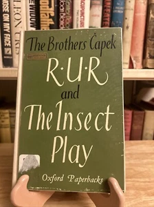 Brothers Capek R.U.R. THE INSECT PLAY Vintage 1966 Oxford Playbook RARE HC - Imagen 1 de 17