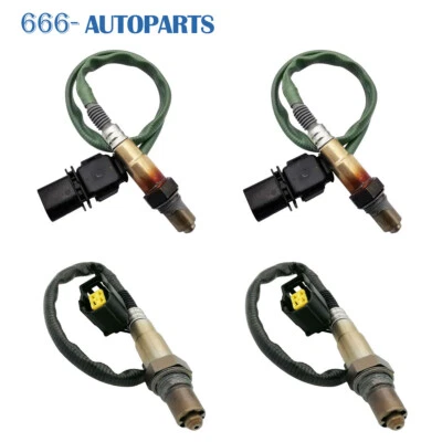 Sensor de oxígeno 4 piezas delantero + aguas abajo para 06-13 Mercedes-Benz S550 E550 tracción trasera ML350 Foto 1 de 4