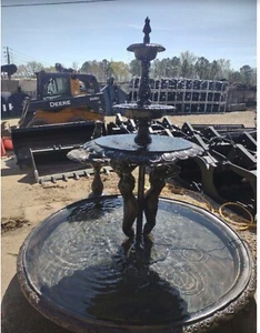 Mermaid Fountain with Large Pool Aluminum  - Picture 1 of 1