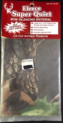 Flleece Super Quiet Archery Adhesive Bow  Sight Silencing Comfort Camo-Pad Vk04 - Image 1 of 2