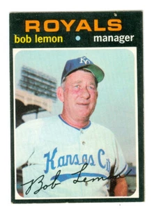 1971 O-PEE-CHEE # 91 BOB LEMON ROYALS NR MINT 90 CENTS SHIPPING * - Picture 1 of 2