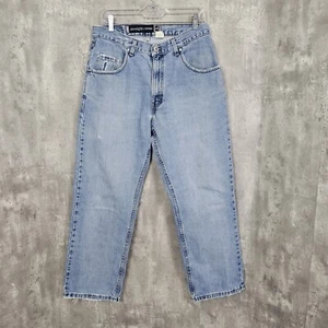 Pantalones de mezclilla vintage Y2K Levis Silvertab para hombre 31x28 sueltos pierna recta lavado claro - Imagen 1 de 13