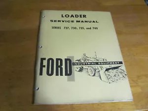 Ford SE-9356 Industrieausstattung Lader Servicehandbuch Serie 727, 730, 735 & 740 - Bild 1 von 12