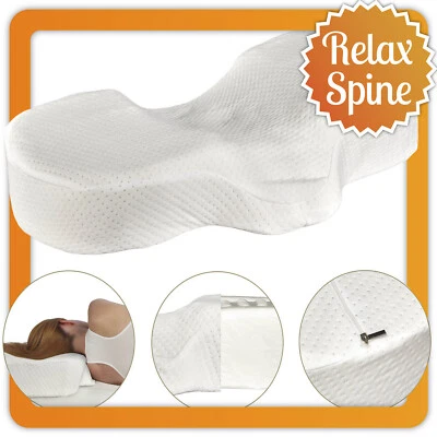 Orthopädisches Rückenschläferkissen Nackenstützkissen Memory Foam Kopfkissen - Bild 1 von 4