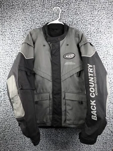 Advanced Rider Coverage Jacket Mens XL Black Back Country Full Zip Motorcycle - Picture 1 of 10