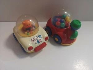 2 Push and Go Poppin Fahrzeuge, Auto und Zug - Supertoys (150) - Bild 1 von 6