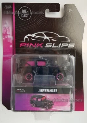 Jeep Wrangler · negro · 1:64 · serie jada pink slips · nuevo y sellado Foto 1 de 4