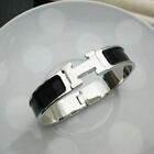 High Quality Womens Classic Luxury Stainless Steel H-bracelet Size 17cm