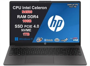 HP 250 G9 Notebook N4500 16GB RAM 1TB SSD 15.6” HD Win11 Home Garanzia 3 Anni - Foto 1 di 6