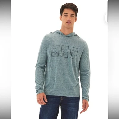 Threads 4 Thought Hombre’s Sudadera Triblend Jersey Gráfico Camiseta Sudadera con Capucha Nueva con Etiquetas XL Foto 1 de 4