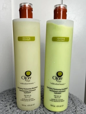 Ojon Hair Hydrating Thickening Shampoo & Conditioner Large Size 474ml NEW - Image 1 of 4
