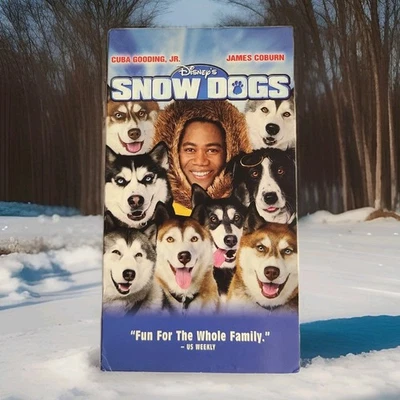Snow Dogs VHS Disney Slip Sleeve - Cuba Gooding Jr. James Coburn 📼 - Image 1 of 3