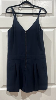 Pantalones cortos plisados Trina Turk para mujer pequeños azules sin mangas talla 4 Foto 1 de 4