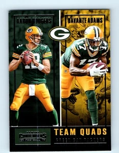2017 Panini Contenders #TQ-4 Rodgers / Adams / Cobb / Matthews Team Quads #/199 - Picture 1 of 2
