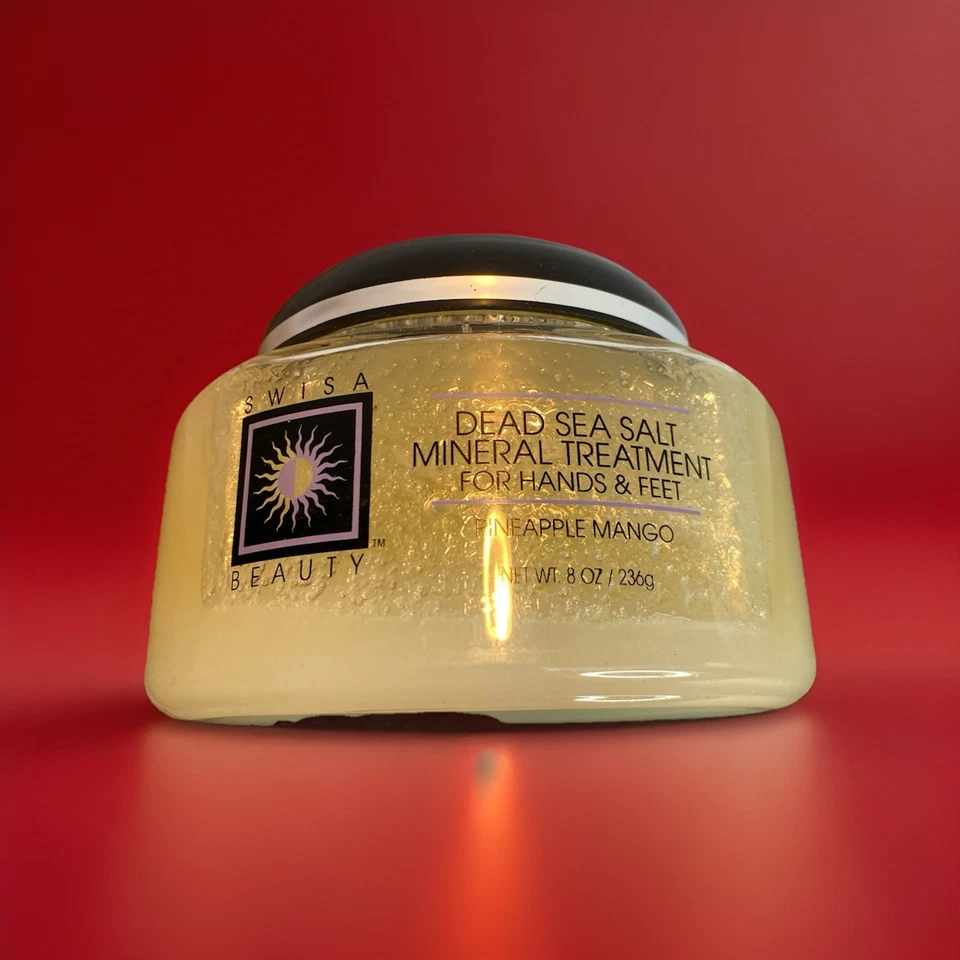  Swisa Beauty Dead Sea Salt Mineral Treatment Pineapple Mango Hands Feet 8 OZ - Image 1 of 4