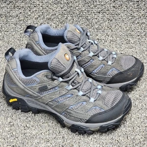 Merrell Moab Low Waterproof Hiking Shoes Ortholite Granite  Womens Size 7 - Picture 1 of 23
