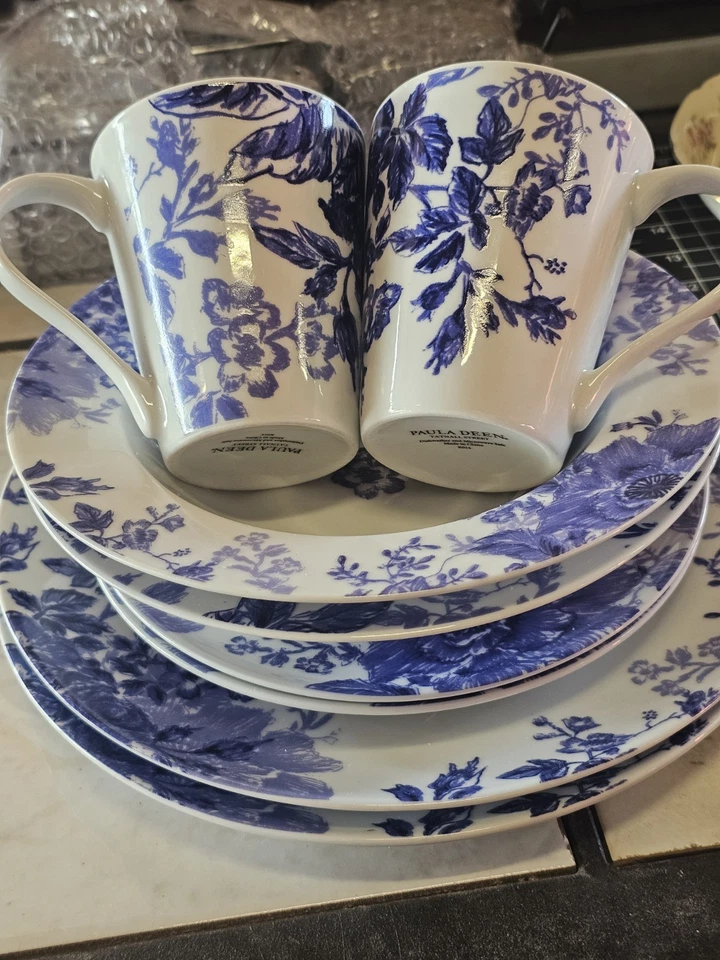 Paula Deen Tatnall Street Bluebell dinnerware collection - Image 1 of 4