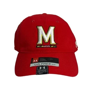 Maryland Terrapins Herren rot Under Armour UA Free Fit Mütze Kappe Größe MD/LG neu - Bild 1 von 7