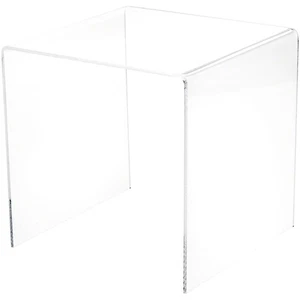 Plymor Clear Acrylic Square Display Riser, 7" H x 7" W x 7" D (1/8" thick) - Picture 1 of 1