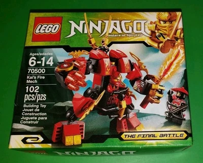 LEGO NINJAGO Kai's Fire Mech 70500 New Sealed Minifigures Dented Box - Image 1 of 4
