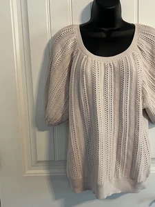 #7419. Philosophy Women's Short Sleeve Knit Pullover. Size XL NWT - Picture 1 of 11