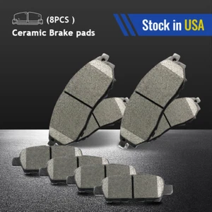 Front and Rear Ceramic Brake pads For 2011-2014 Nissan Murano CrossCabriolet - Picture 1 of 7