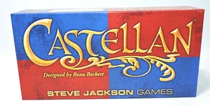 Steve Jackson Games CASTELLAN Red Blue Board Game COMPLETE Castle, Beau Beckett - Picture 1 of 8