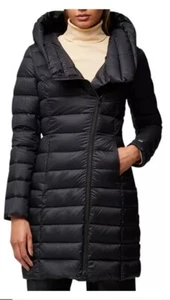 Nwt AUTH Soia & Kyo Kartell Quilted Hooded Black Hooded Coat Sz XXS SOLDOUT - Picture 1 of 13