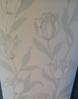 John Lewis Tulipa Eau De Nil wallpaper sealed Batch B  9 rolls available