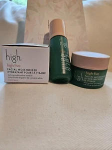 High Beauty Cannabis Facial Moisturizer 1.7oz 50 ml. & Cleansing Foam 50ml - Picture 1 of 3