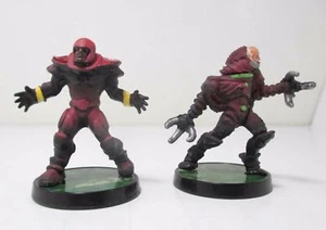 Pair of Red Linemen from the Battle Ball Board Game (2003) from Milton Bradley - Picture 1 of 2