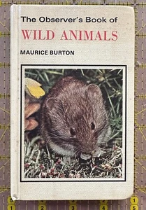 BURTON: The Observer's Book of Wild Animals (# 5) (Frederick Warne, Ltd., 1980) - Picture 1 of 5