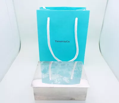 Estate Tiffany & Co. 1947-56 prata esterlina 4,25" X 3,25" X 1,5" caixa 289,1 gramas - Imagem 1 de 4
