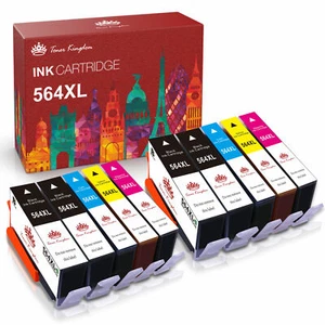10 PK 564XL Ink Cartridge For HP 564 Photosmart Plus B209a B210a B109n B11 Print - Picture 1 of 4