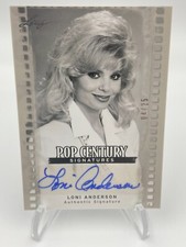 2011 LONI ANDERSON AUTO Card RARE/25 Leaf Pop Century WKRP JENNIFER MARLOWE