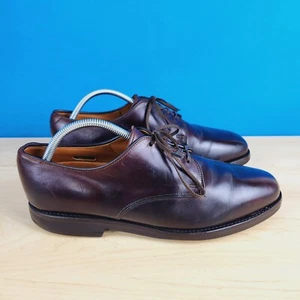 Allen Edmonds Holbrook Vintage 2002 Hombres Talla 10 Marrón Cuero Blucher Zapatos - Imagen 1 de 12