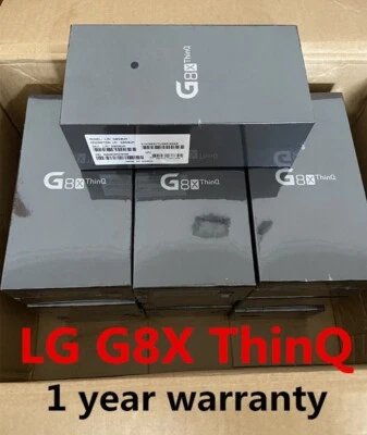 LG G8X ThinQ LM-G850UM LM-G850EMW Unlocked 128GB Black LTE Smartphone-NEW SEALED - Image 1 of 4
