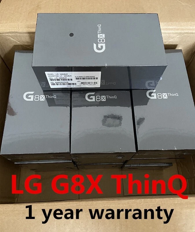 LG G8X ThinQ LM-G850UM LM-G850EMW Unlocked 128GB Black LTE Smartphone-NEW SEALED - Image 1 of 4